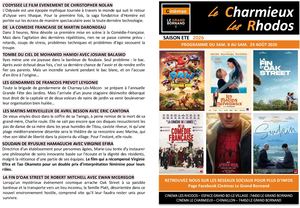 Programme des Cinémas