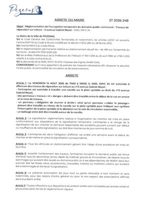 Arrêté 07 08 26