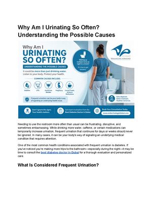 Why Am I Urinating So Often? Understanding the Possible Causes