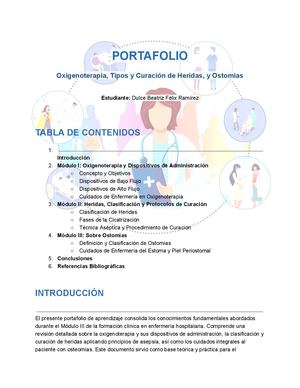 Oxigenoterapia, Tipos de heridas y Ostomías