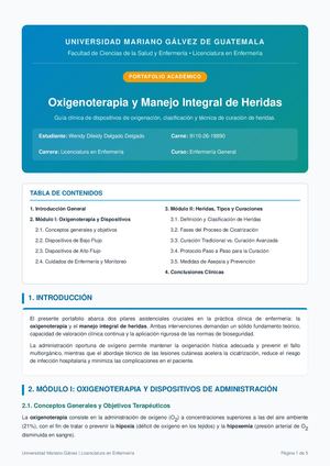 Portafolio Oxigenoterapia Y Heridas