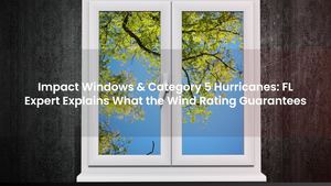 Impact Windows & Category 5 Hurricanes: FL Expert Explains What the Wind Rating Guarantees