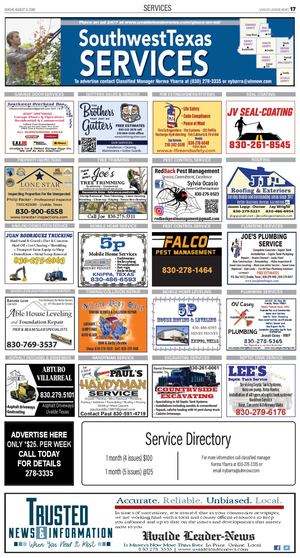 Classifieds Sunday, August 9, 2026