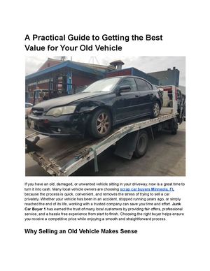 Junk Car Buyer 3