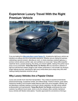 Tampa Bay Exotic Car Rentals 3