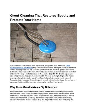 Alamo Carpet & Tile Cleaning 3