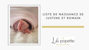 Liste De Naissance De Justine Et Romain