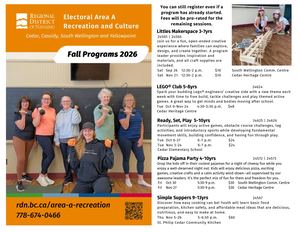 EA A Fall 2026 Program Flyer