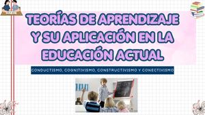 Teorías De Aprendizaje En El Aprendizaje