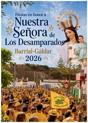 Programa Fiestas Barrial 2026 en honor a Nª. Sra. de los Desamparados
