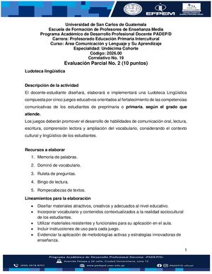 Parcial Ii Comunicacion María Gudiel