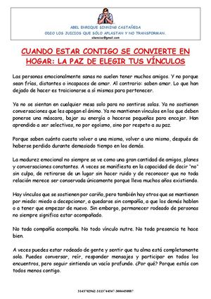 Cuando Estar Contigo Se Convierte En Hogar