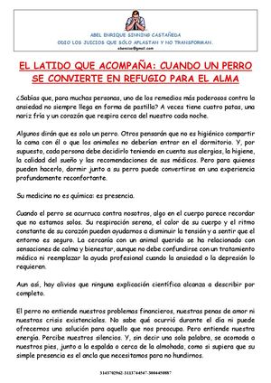 El Latido Que Acompaña