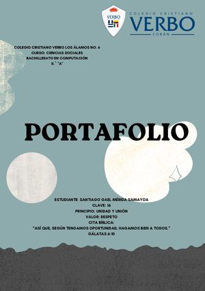 Portafolio Santiago Mérida