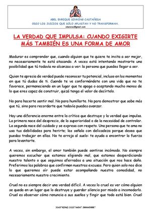 La Verdad Que Impulsa