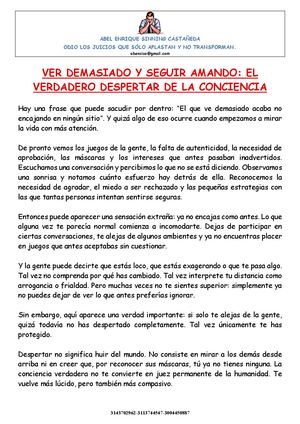 Ver Demasiado Y Seguir Amando
