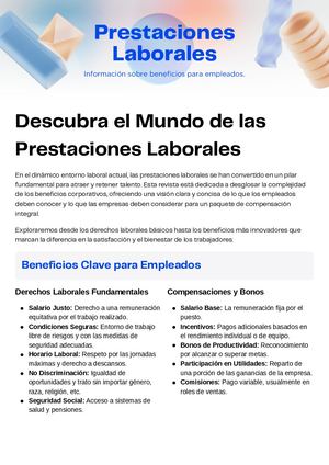 Prestaciones Laborales