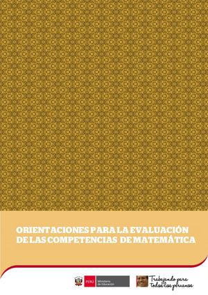 Orientaciones Para La Evaluación De Matematica