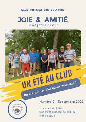 Magazine Joie Et Amitié Édition 2
