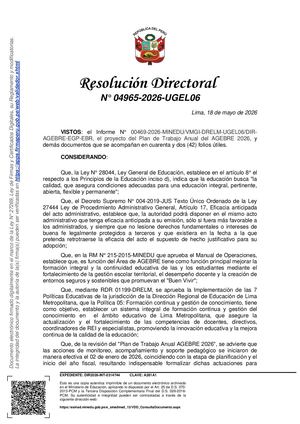 Plan Anual De Trabajo Agebre 2026