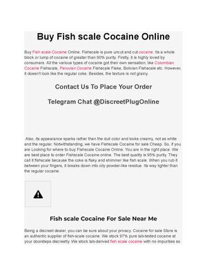Buy Fish Scale Cocaine Online
