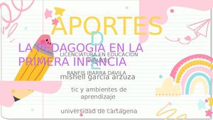 Presentación Proyecto Creativo Taller De Arte Infantil Rosa Y Azul