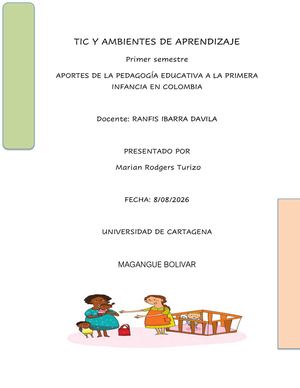 Aportes De Pedagogia Primera Infancia Colombia