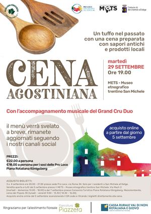 Cena Agostiniana 2026