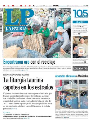 Portada 9 de agosto del 2026