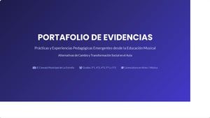 Portafolio De Evidencias Prácticas Pedagógicas En Música (1)