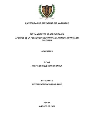 Trabajo Tic Amb De Aprendizajes