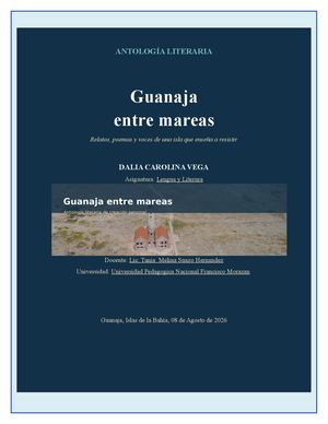 Antologia Literaria de creación personal