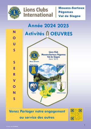 Revue LIONS 2024 2025