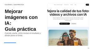 Mejorar imágenes con IA: guía práctica | CalidadIA