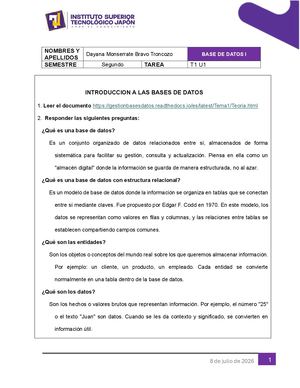 Tarea Teórica 1 U1 Resolución De Cuestionario