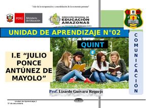 2 Segunda Unidad As Cneb 5°