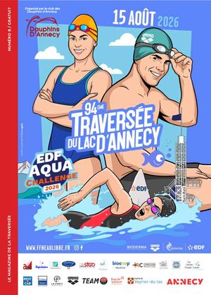 Plaquette TRAVERSEE DU LAC D'ANNECY 2026
