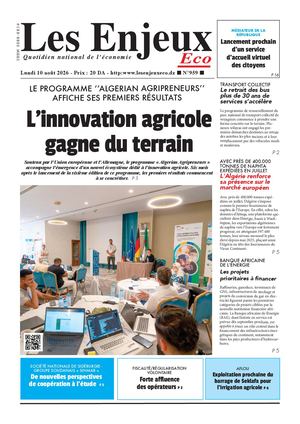 LES ENJEUX ECO N°959