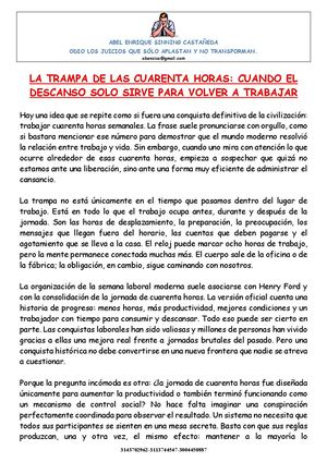 La Trampa De Las Cuarenta Horas