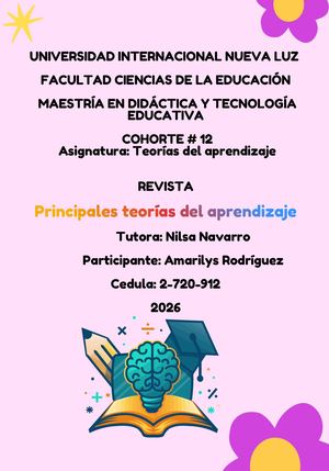 Teorias Del Aprendizaje
