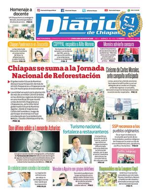 Portada Lunes 10 De Agosto De 2026