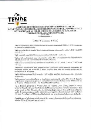 2026 143 Fermeture Sabion Peyrafique Balises 372 à 373