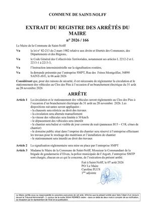 2026 166 Circulation Et Stationnement Clos Des Pins