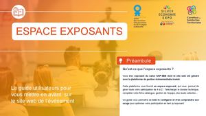 Guide Utilisateur Espace Exposants Sap See
