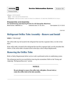 Caterpillar 140M 3 AWD Motor Grader Service Manual PDF
