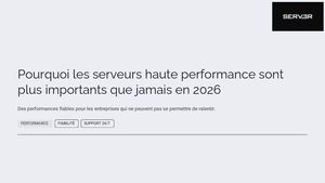 Serveur Dédié Canada et VPS : Les Solutions Haute Performance | Serv3r.net