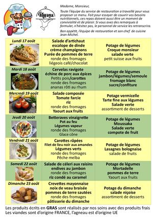 Menus Les Villages 1708 2308