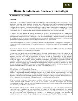 Presupuesto Educación 2026
