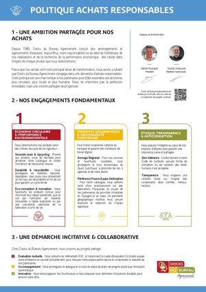 Politique Achats Responsables