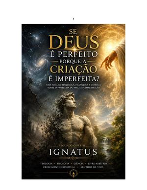 Se Deus É Perfeito Porque A Criação É Imperfeita